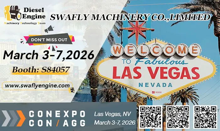 Invitație la SWAFLY MACHINERY la CONEXPO-CON/AGG 2026 (Las Vegas)