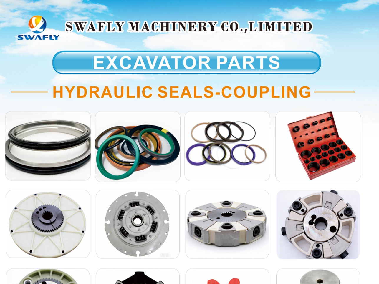 Sigilii și piese de calitate pentru excavatoare, încărcătoare și buldozere