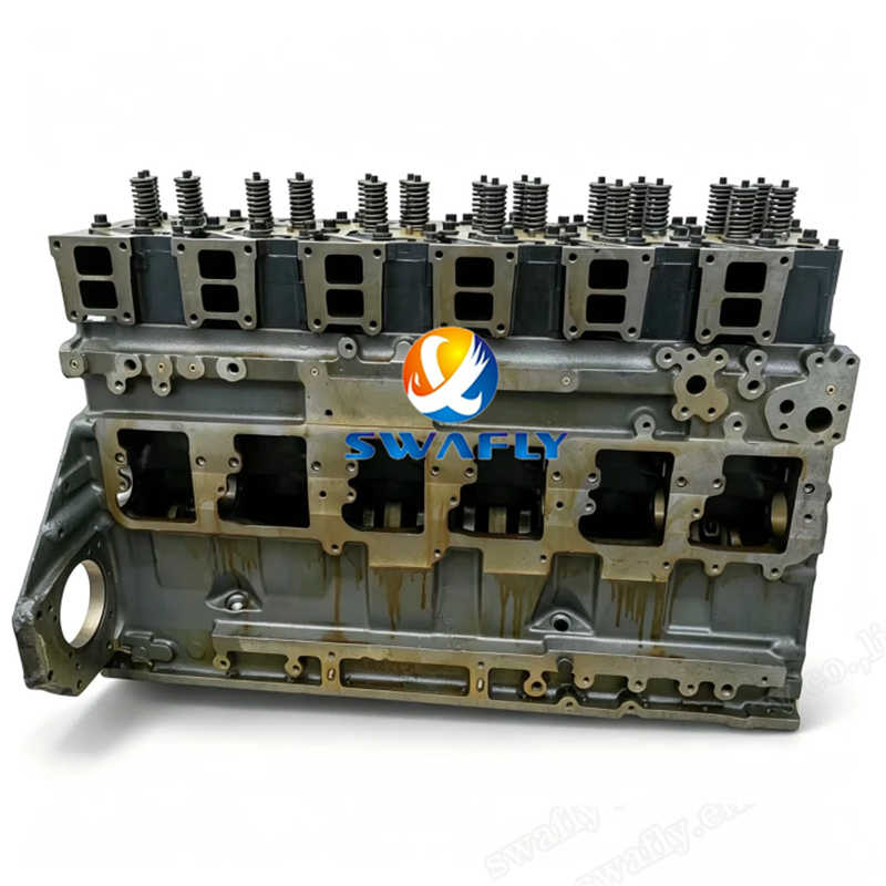 Ansamblu nou-nouț de motor Komatsu SAA6D125E-2 cu bloc lung pentru excavator PC400 PC450