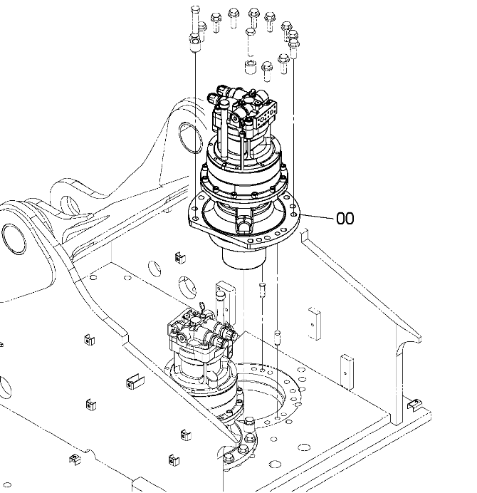 Dispozitiv de balansare Hitachi ZX470LC-5G YB60000927 9301098